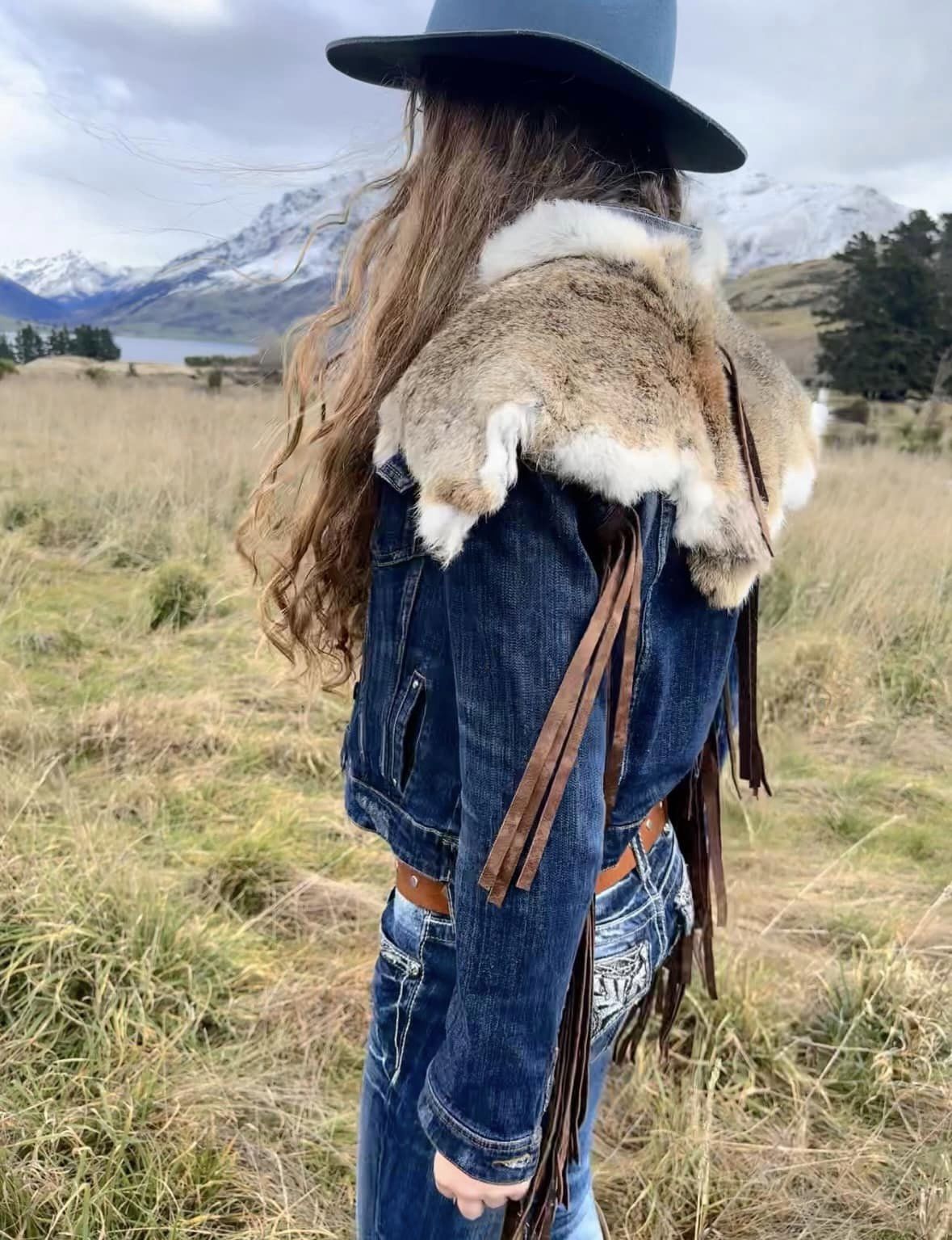 Rabbit Fur Dream Cowgirl Jacket