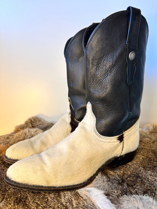 Ladies Dan Post Cowhide Cowgirl Boots!