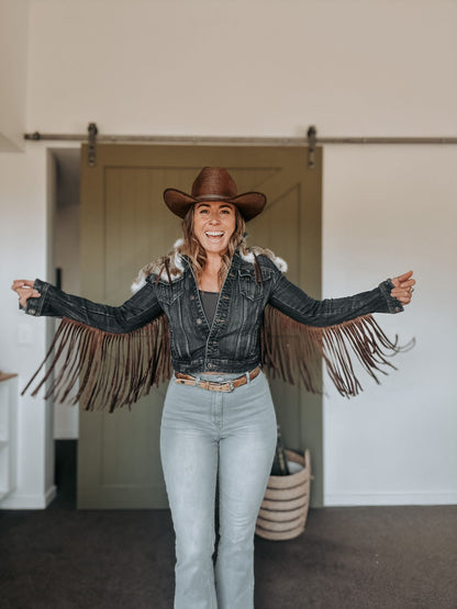 Rabbit Fur Dream Cowgirl Jacket