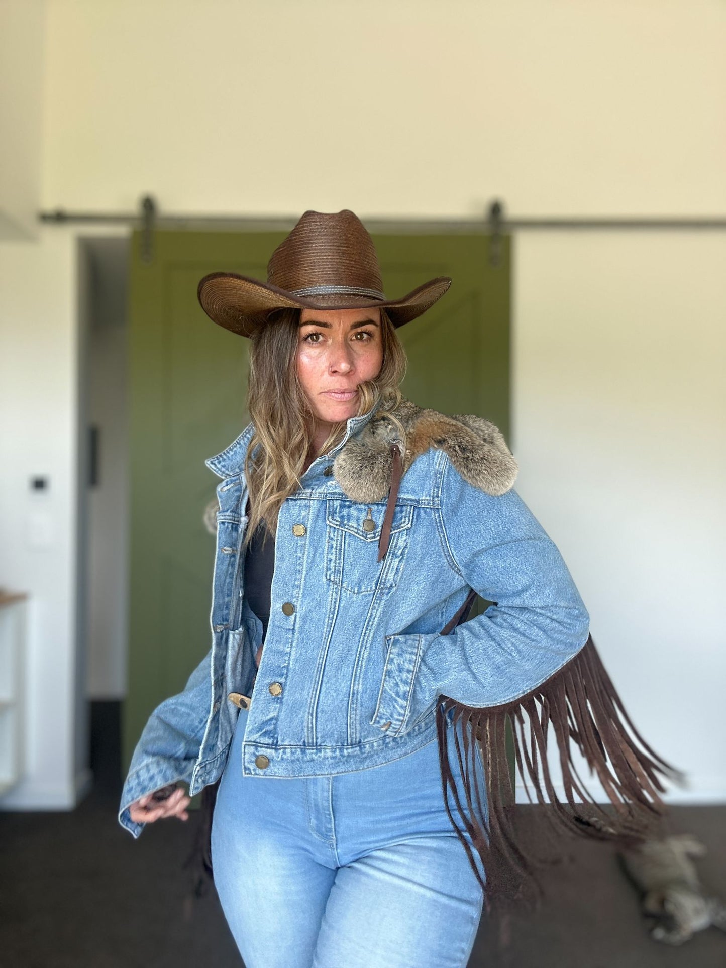 Rabbit Fur Dream Cowgirl Jacket